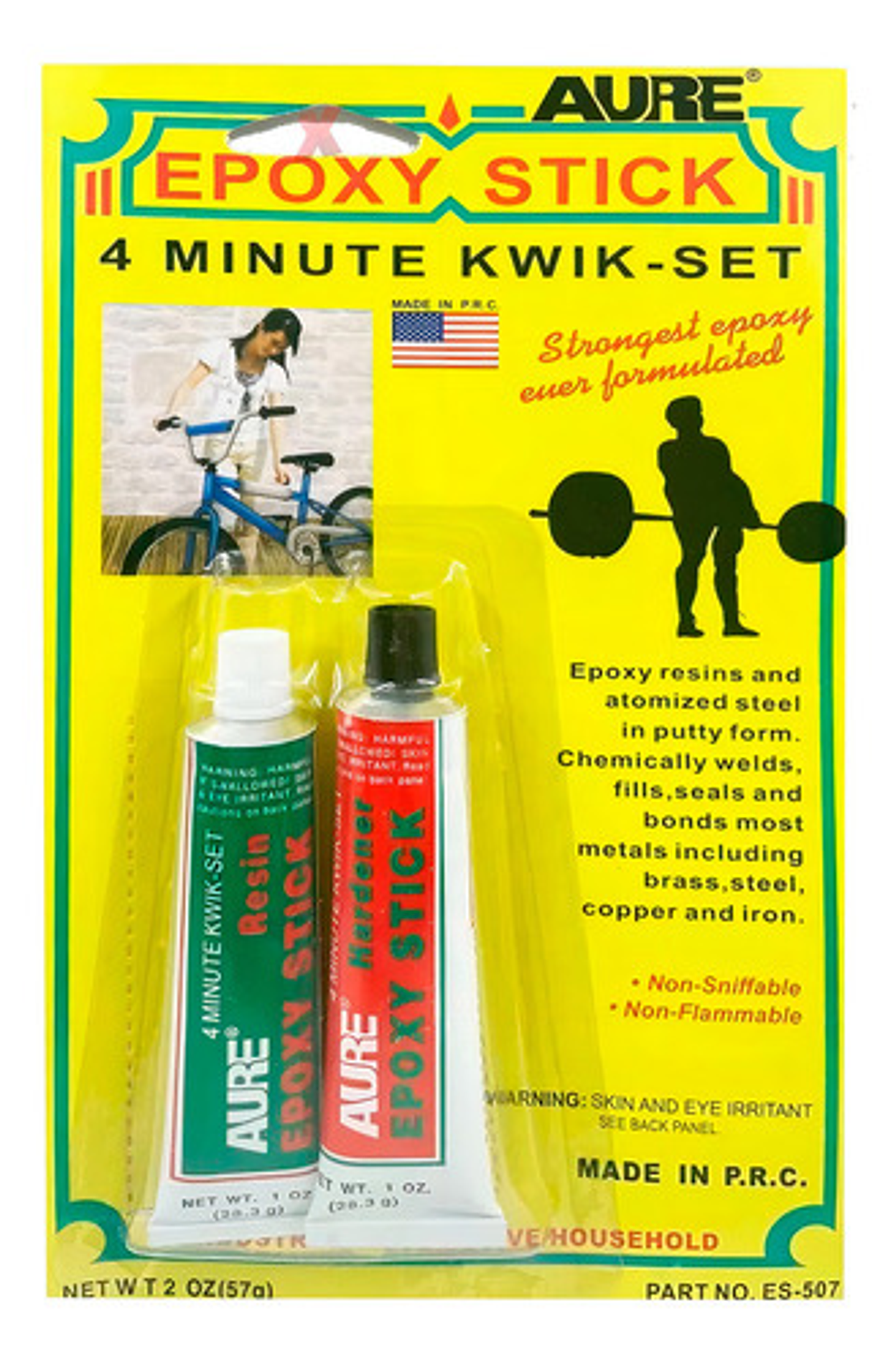 Pegamento Resina Epoxi Acero Rápida Masilla Adhesivo Relleno 2