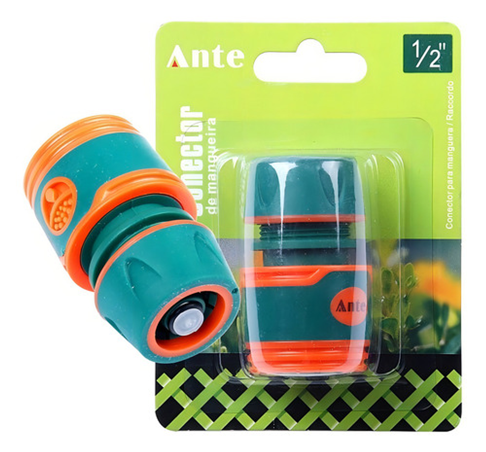 Conector Hembra Acople Rápido 3/4 Ante Unión Plástico Manguera Jardín Unico 1
