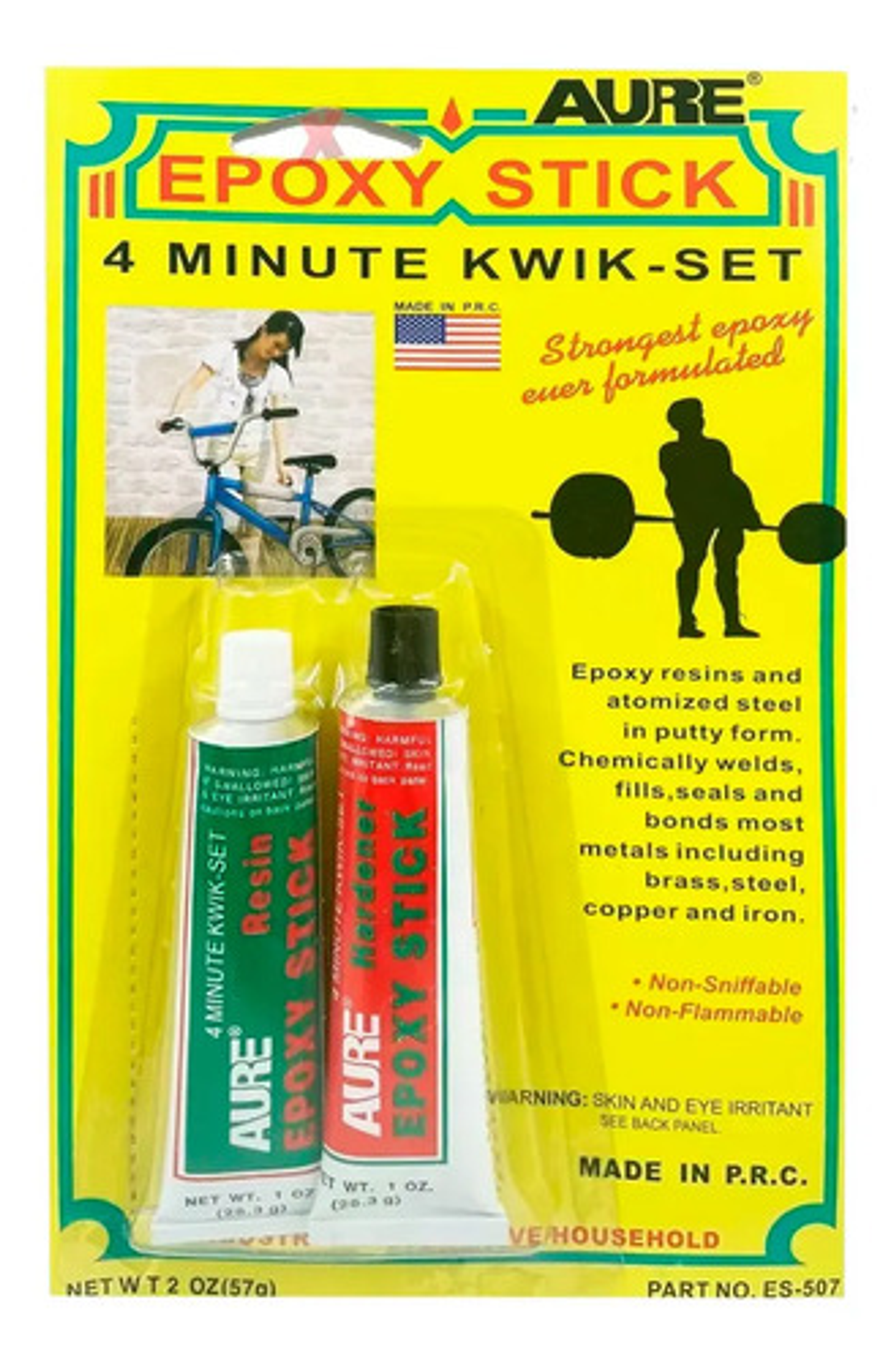 Pegamento Resina Epoxi Acero Rápida Masilla Adhesivo Relleno 2