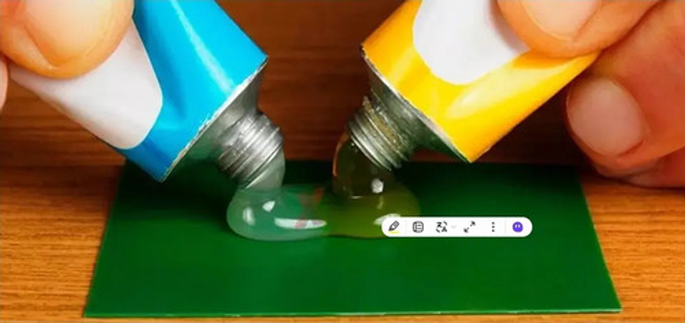 Pegamento Resina Epoxi Acero Rápida Masilla Adhesivo Relleno 4