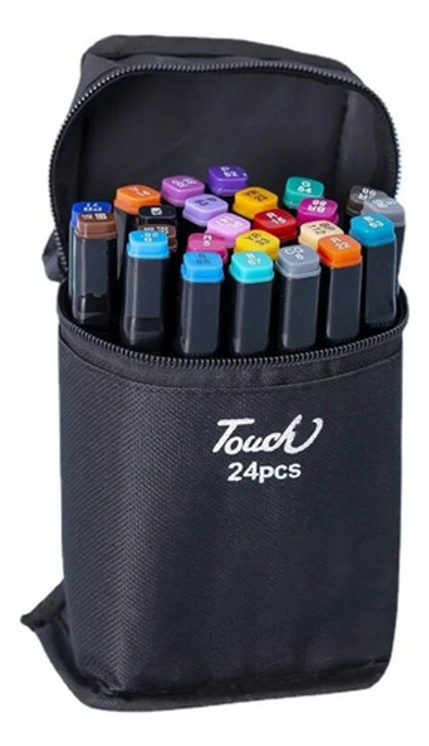 Plumones Doble Punta 24 Piezas Plumones Color Brillantes 3