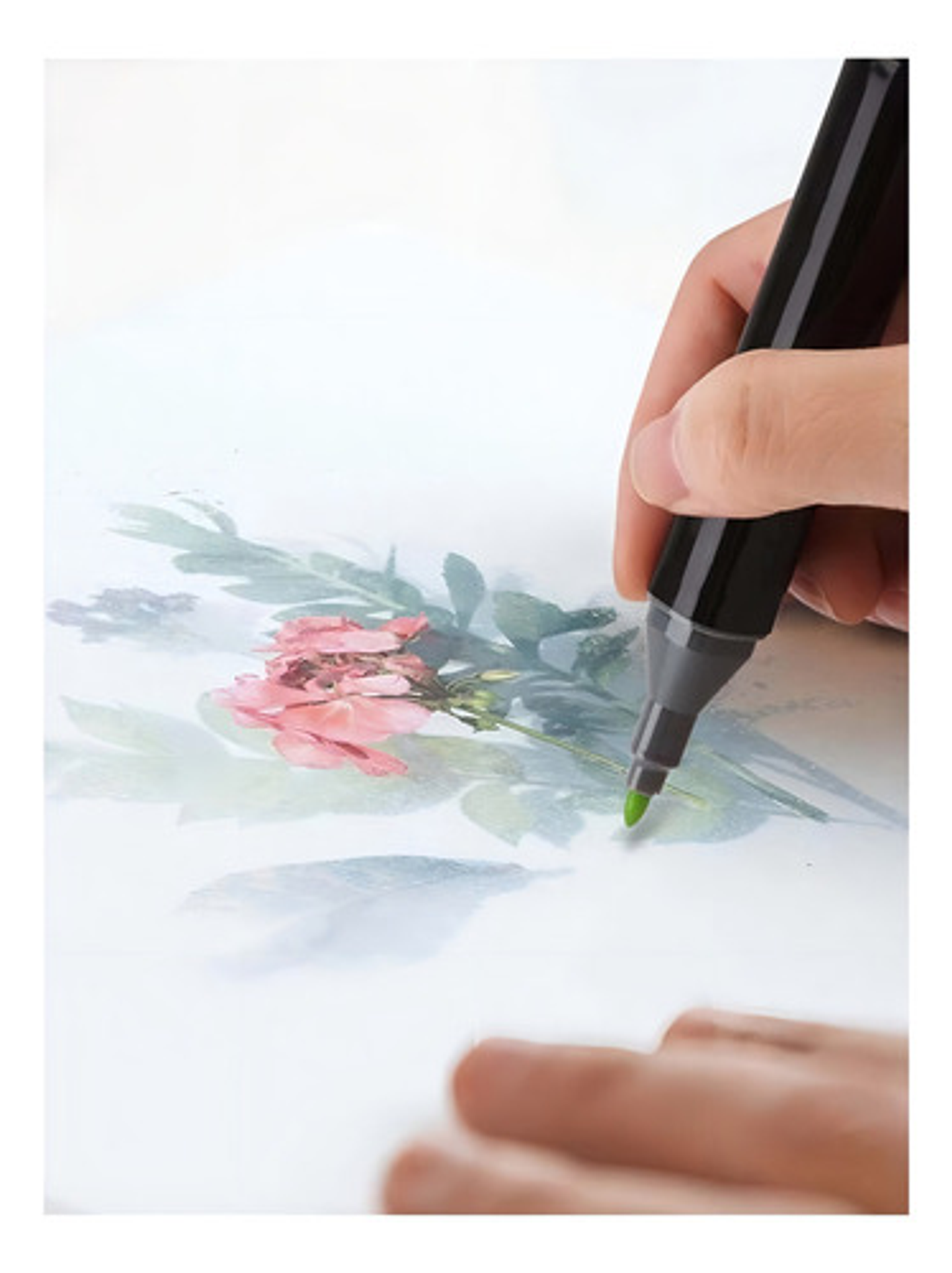 Plumones Doble Punta 24 Piezas Plumones Color Brillantes 7