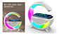 Cargador Inalambrico Parlante Bluetooth Lampara Usb Radio Color Blanco - Miniatura 5