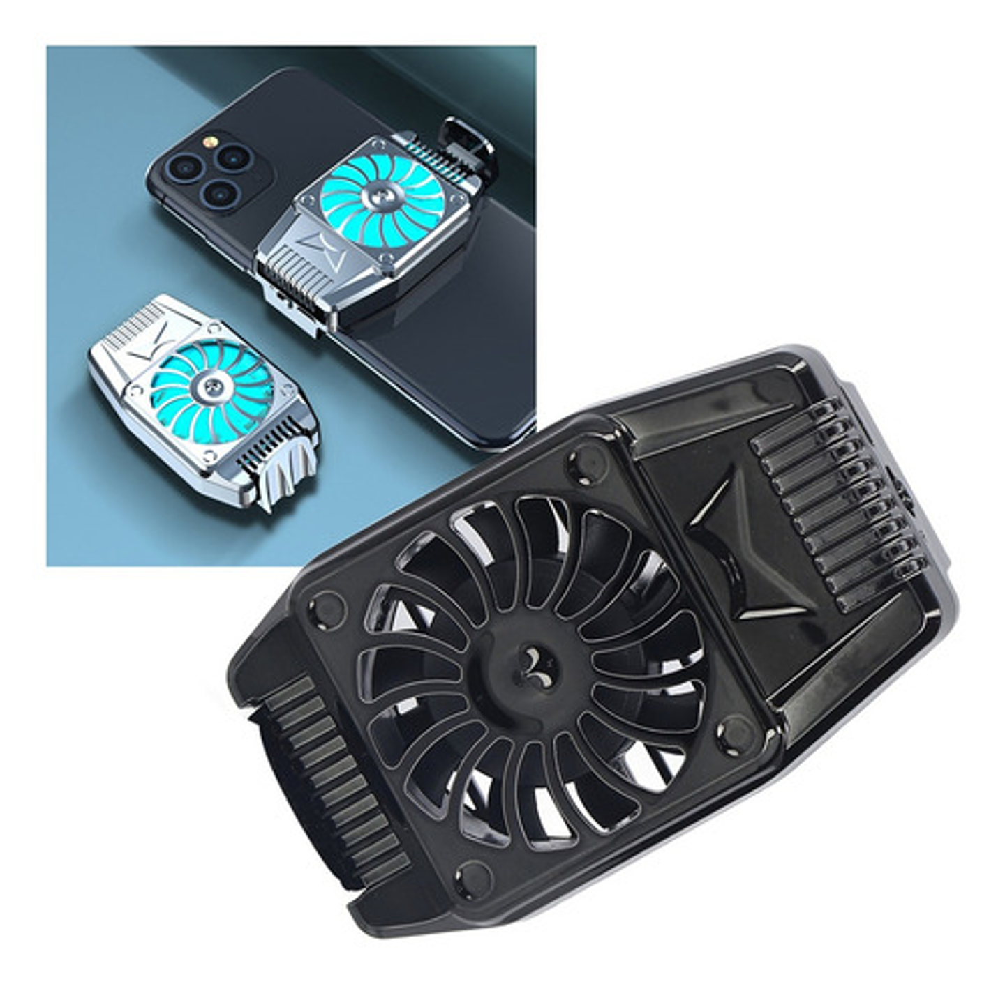 Ventilador Enfriador Mini Gamer Thek Para Smartphone Usb Negro 4