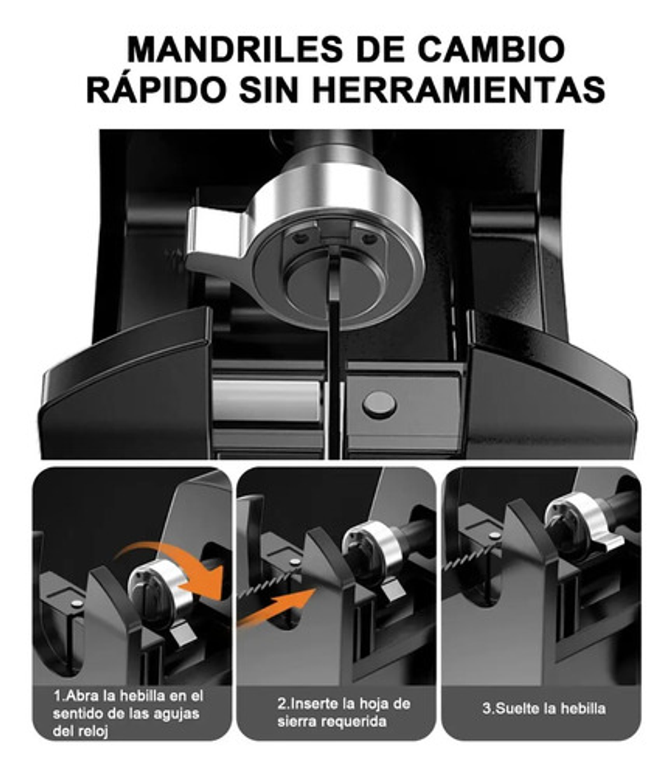 Sierra Caladora Adaptador De Taladro Eléctrico + 3 Sierras 3