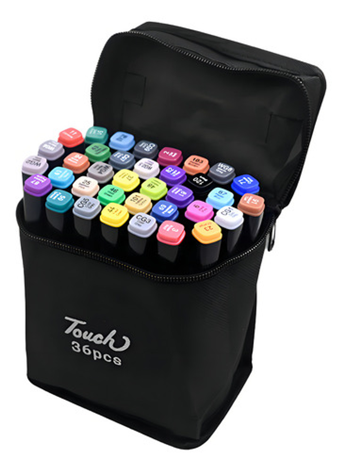 Marcadores Doble Punta Thek 36 Colores Secado Rápido Para Dibujo 1