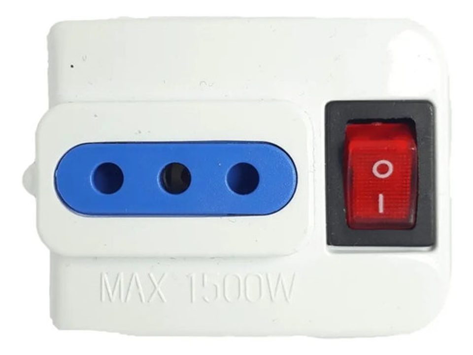 Adaptador Triple Enchufe Con Switch 10a 1500w 2