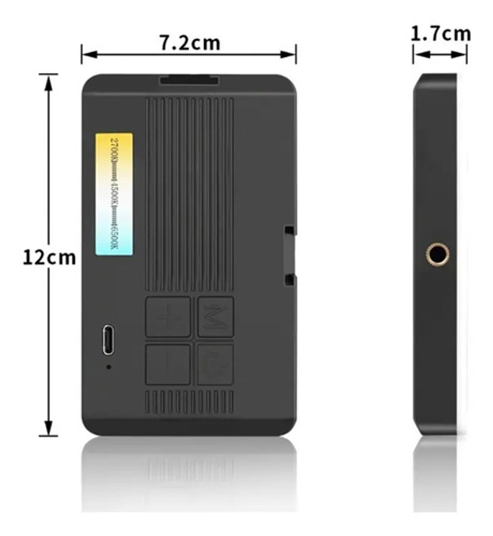 Luz Led Portátil Para Cámaras Tlf Selfis Videos Ajustable 4