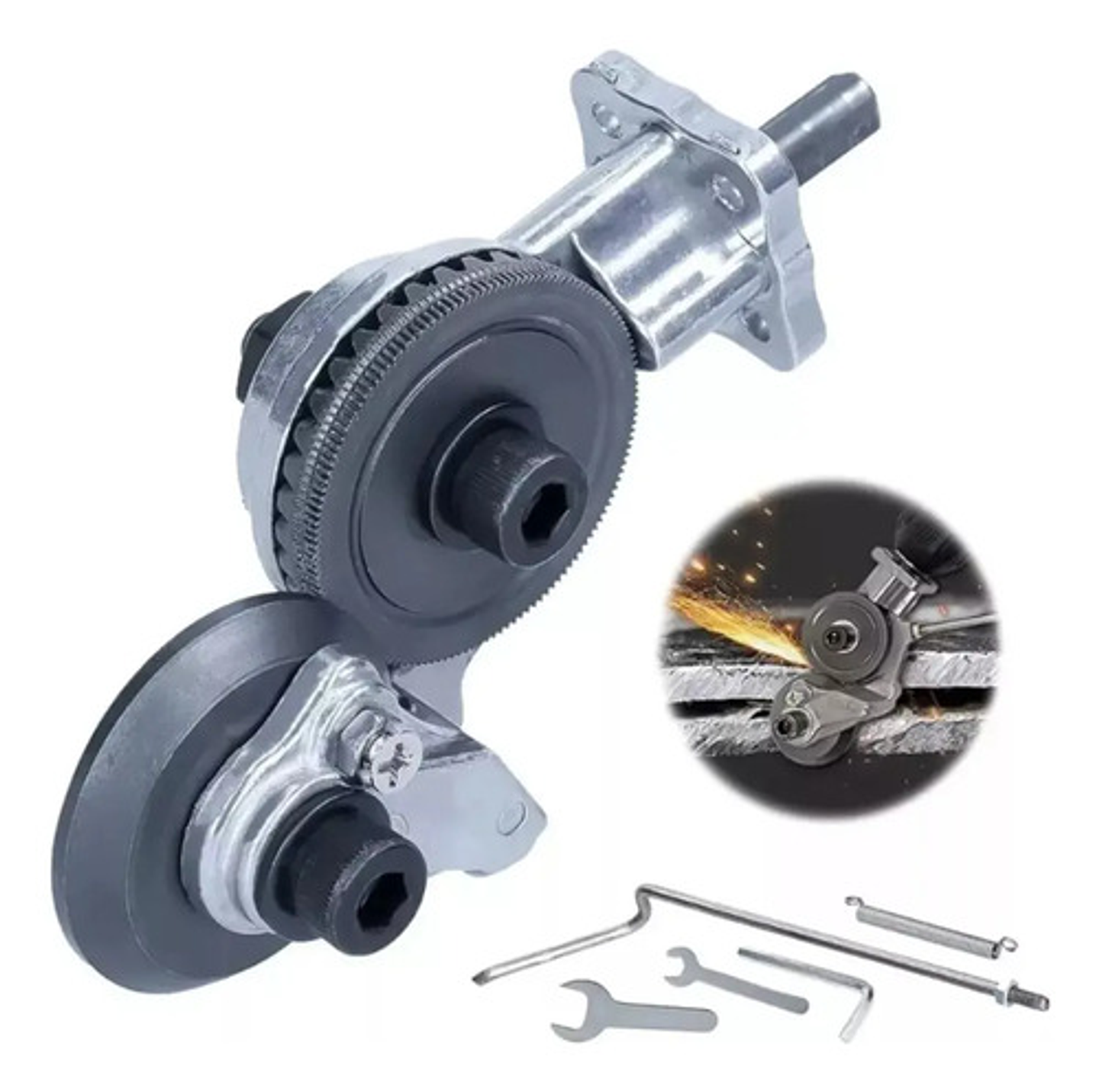 Cortador De Latas Y Placas Metálicas Para Taladro Recargable 2