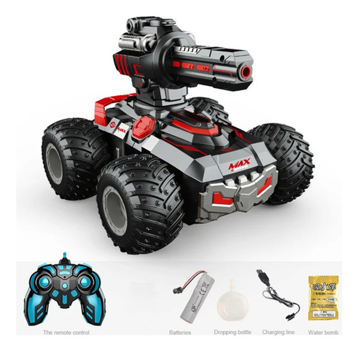 Tanques Juguete Lanzador De Hidrogel Con Control Remoto 3