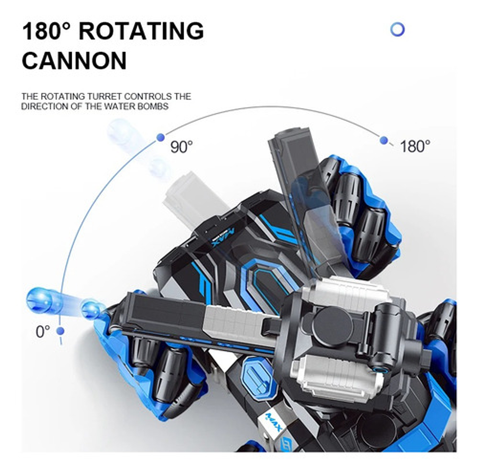 Tanques Juguete Lanzador De Hidrogel Con Control Remoto 4
