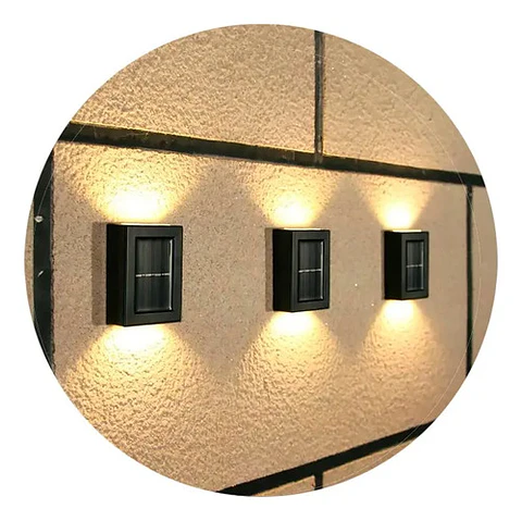 X4 Aplique Led Exterior Resiste Impermeable 