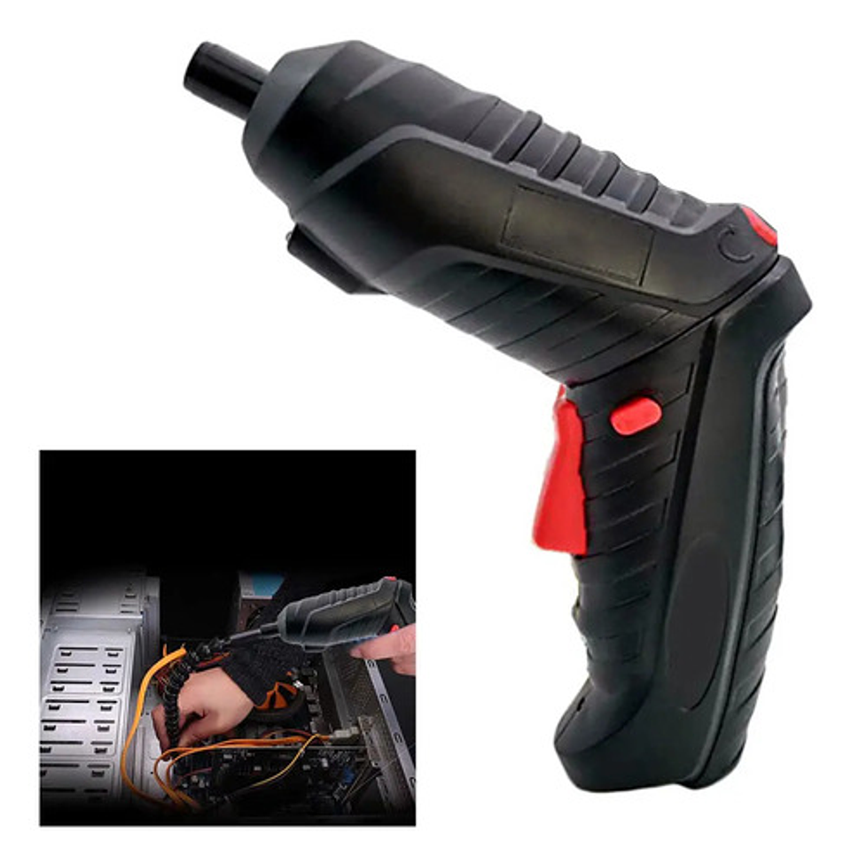 Destornilladores Eléctricos Inalámbricos 3,6v Con Luz Led 4