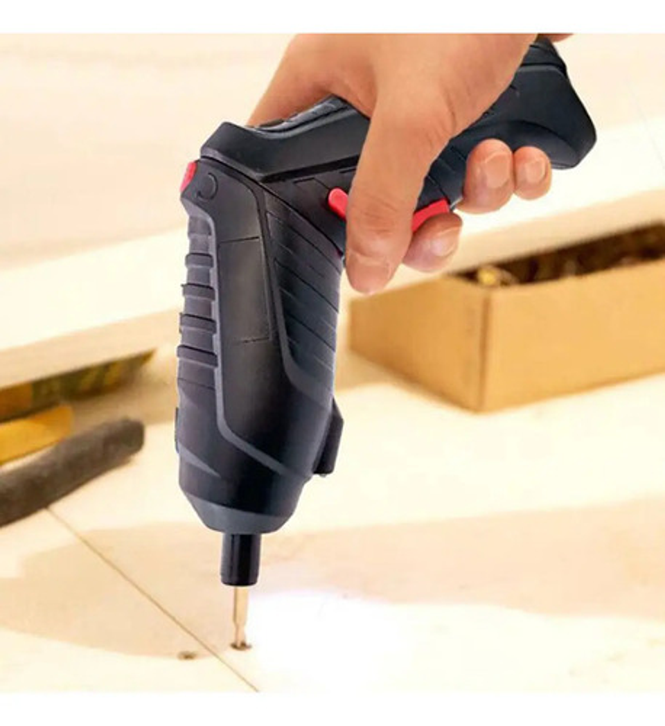 Destornilladores Eléctricos Inalámbricos 3,6v Con Luz Led 7