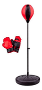 Set De Boxeo Puching Ball Niños Altura Ajustable - Miniatura 2