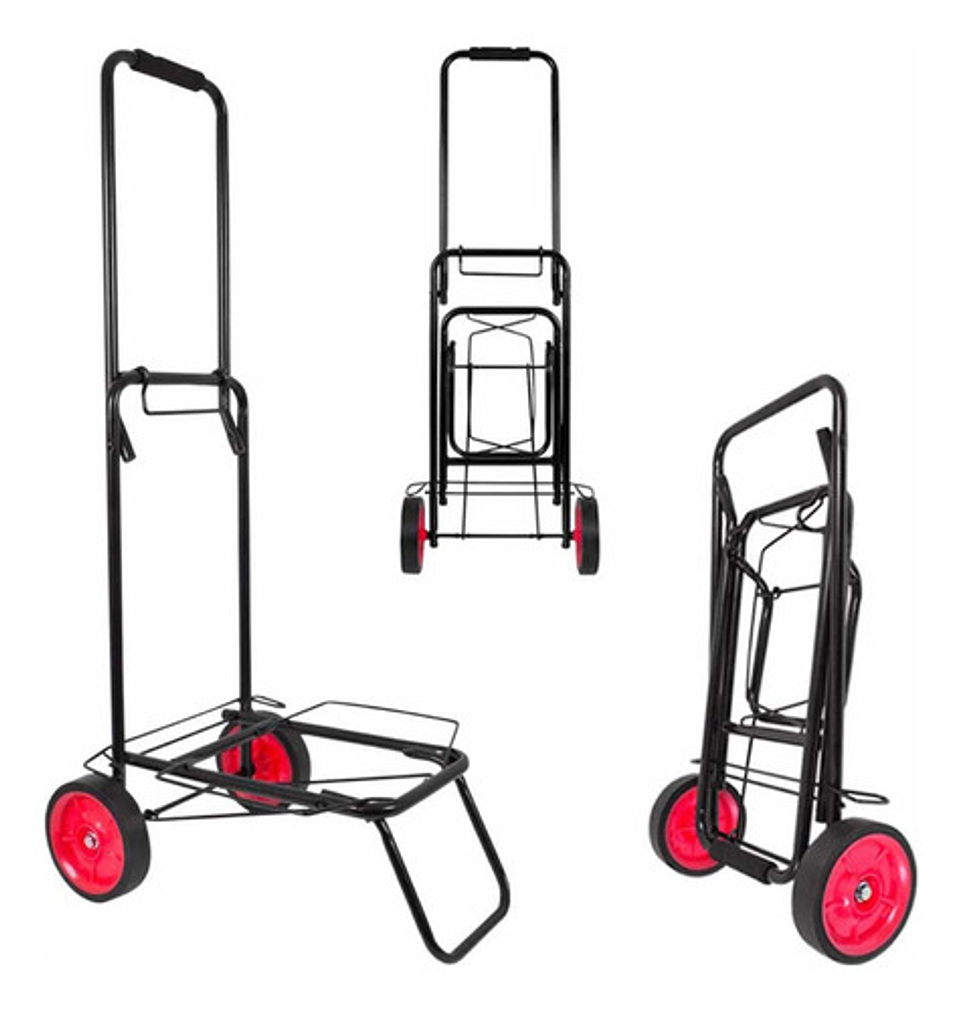 Carrito Plegable Yegua Portátil Transporte Equipaje Compras  3