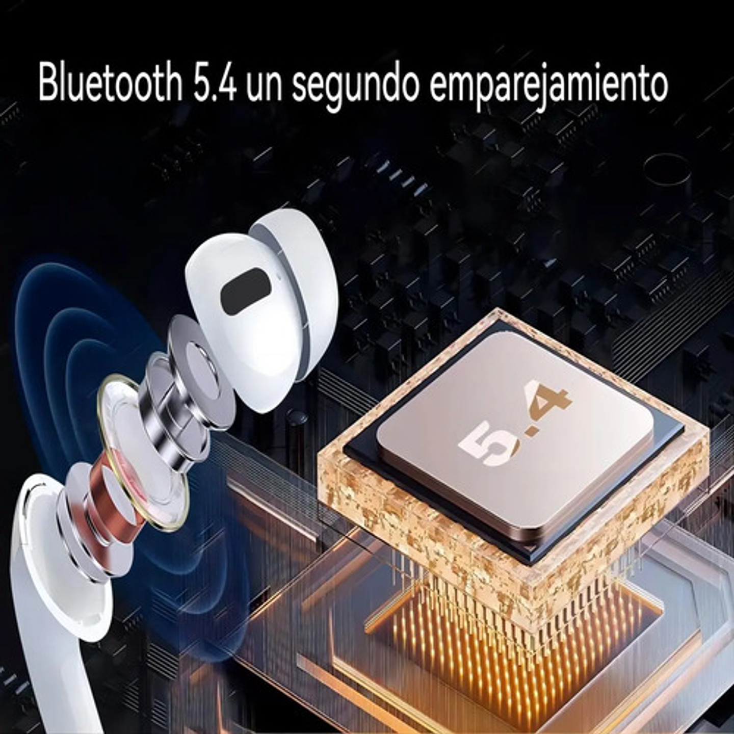 Auriculares Bluetooth Con Cancelación De Ruido Y Pantalla 8