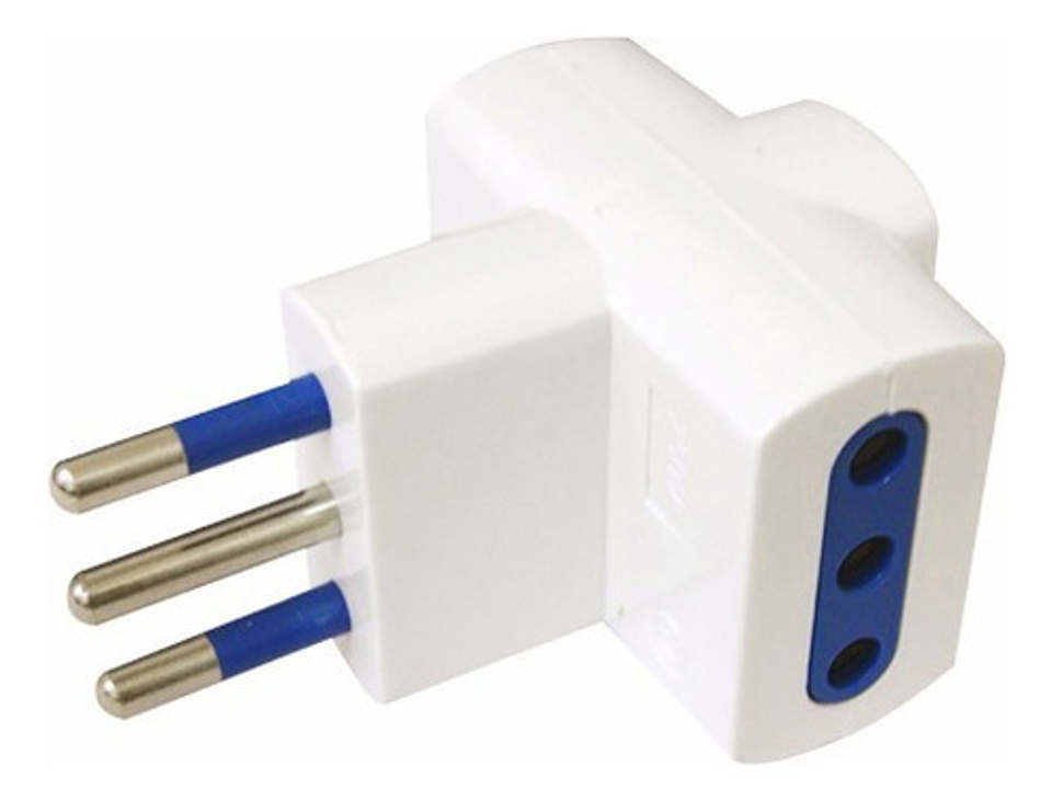 Adaptador Triple Enchufe 10a 1500w / Angelstock 1