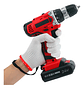 Taladro Inalámbrico 24v Taonuokeyi 2 Baterías 3/8  Led Bricolaje Rojo - Miniatura 1