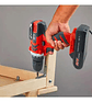 Taladro Inalámbrico 24v Taonuokeyi 2 Baterías 3/8  Led Bricolaje Rojo - Miniatura 6