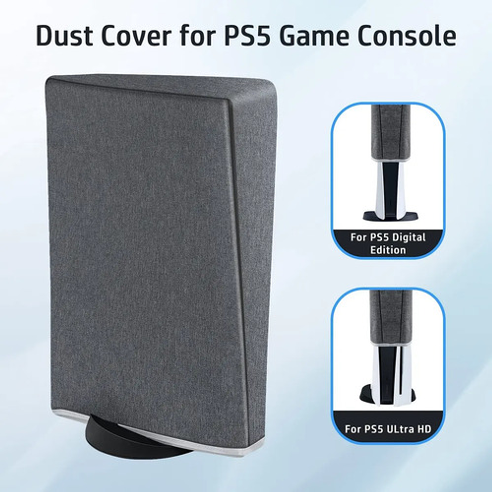 Funda Cobertor Consola Ps5 Vertical Y Horizontal 4