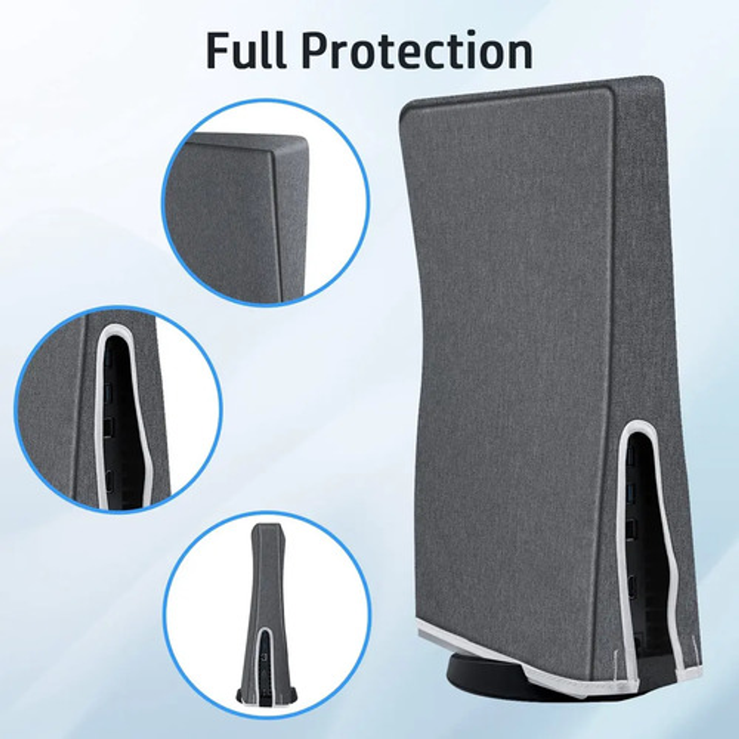 Funda Cobertor Consola Ps5 Vertical Y Horizontal 9