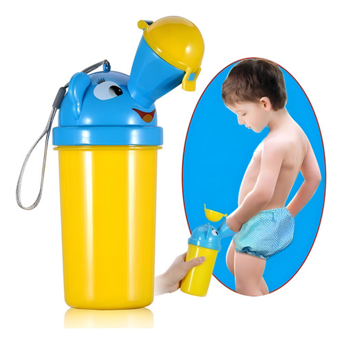 Urinario Pelea De Pared Ranita Para Niños / Color Verde 4