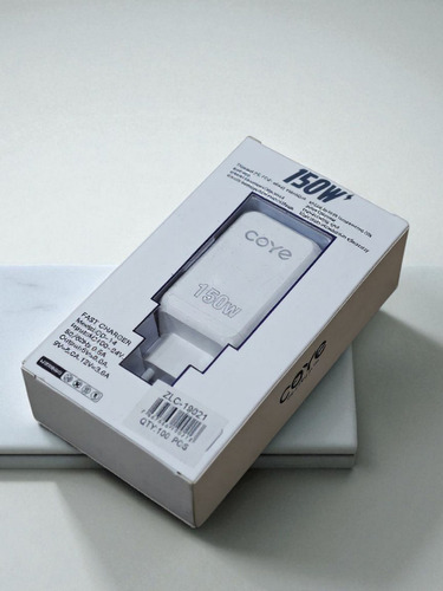 Cargador Rápido 150w Thek 4 Usb 2 Tipo C Universal Modelo Cd-14 Blanco 6