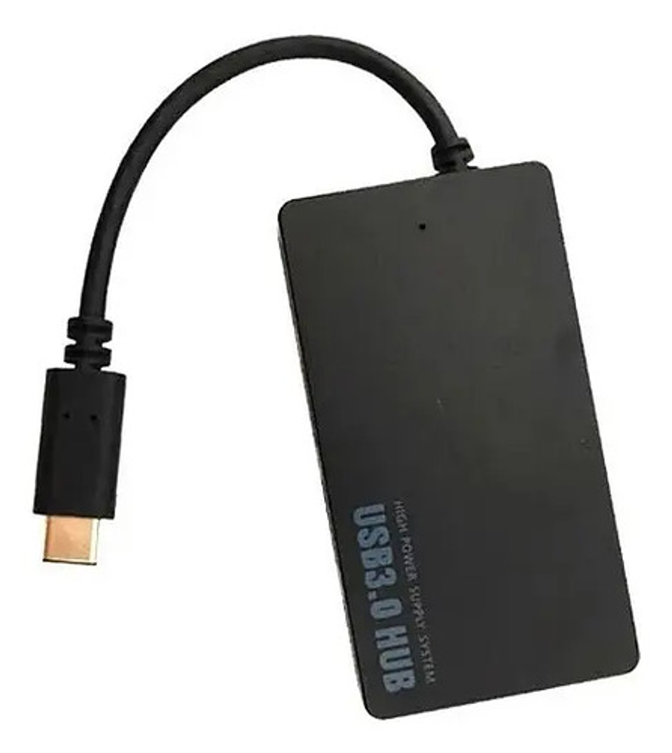 Hub Usb-c Multiplicador 4 Puertos Usb 3.0 Slim 1
