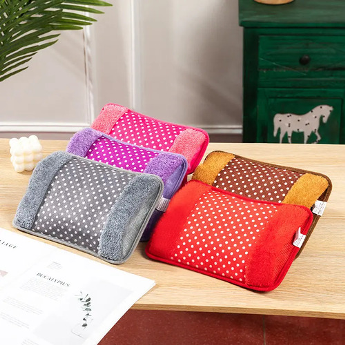 Guatero Eléctrico Para Calentarse Almohadilla Funda Térmica. 6