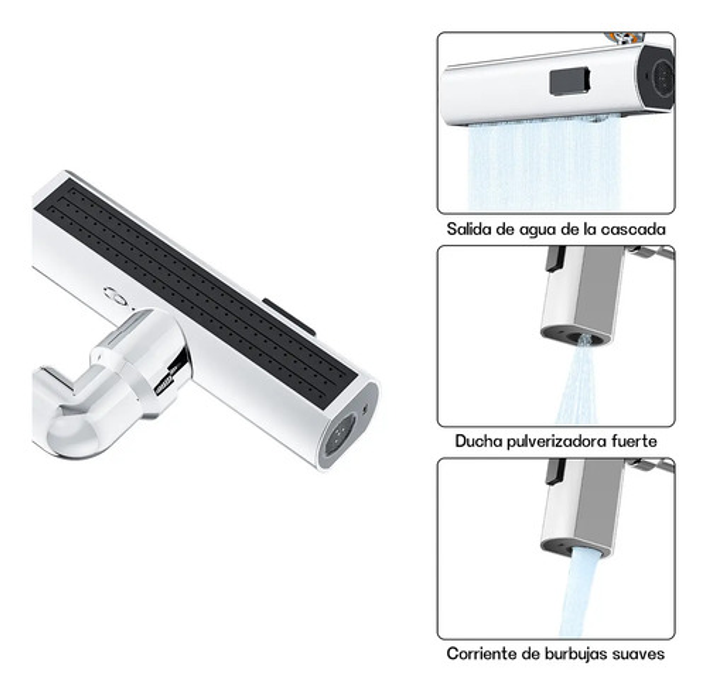 Llave Para Cocina Y Baño Adaptador Lavaplatos 3 Modos 6