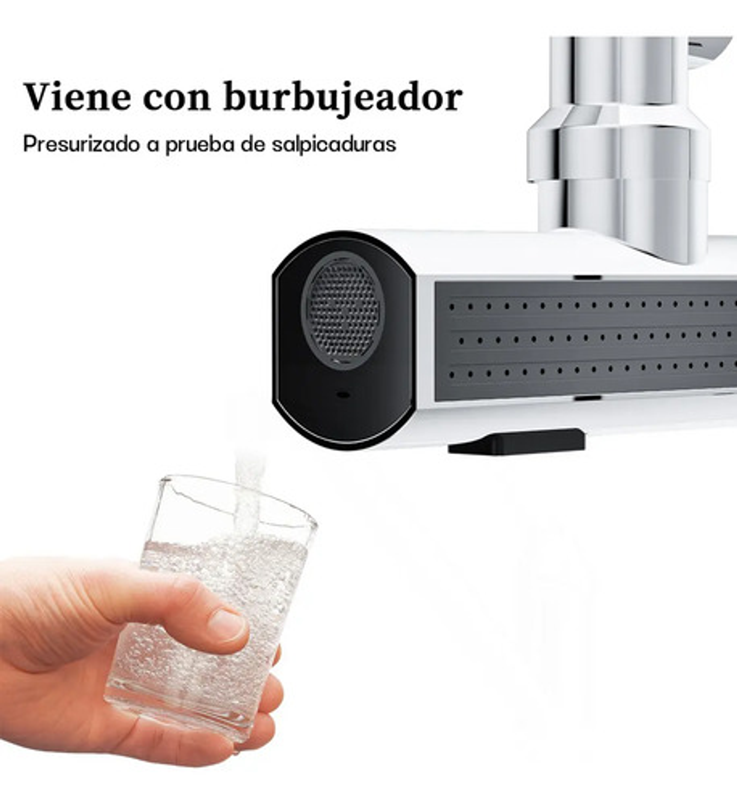 Llave Para Cocina Y Baño Adaptador Lavaplatos 3 Modos 8
