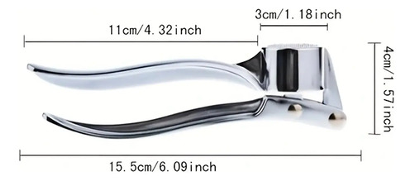 Exprimidor Ajos Cocina Aluminio Machacador Triturador Utensi 2