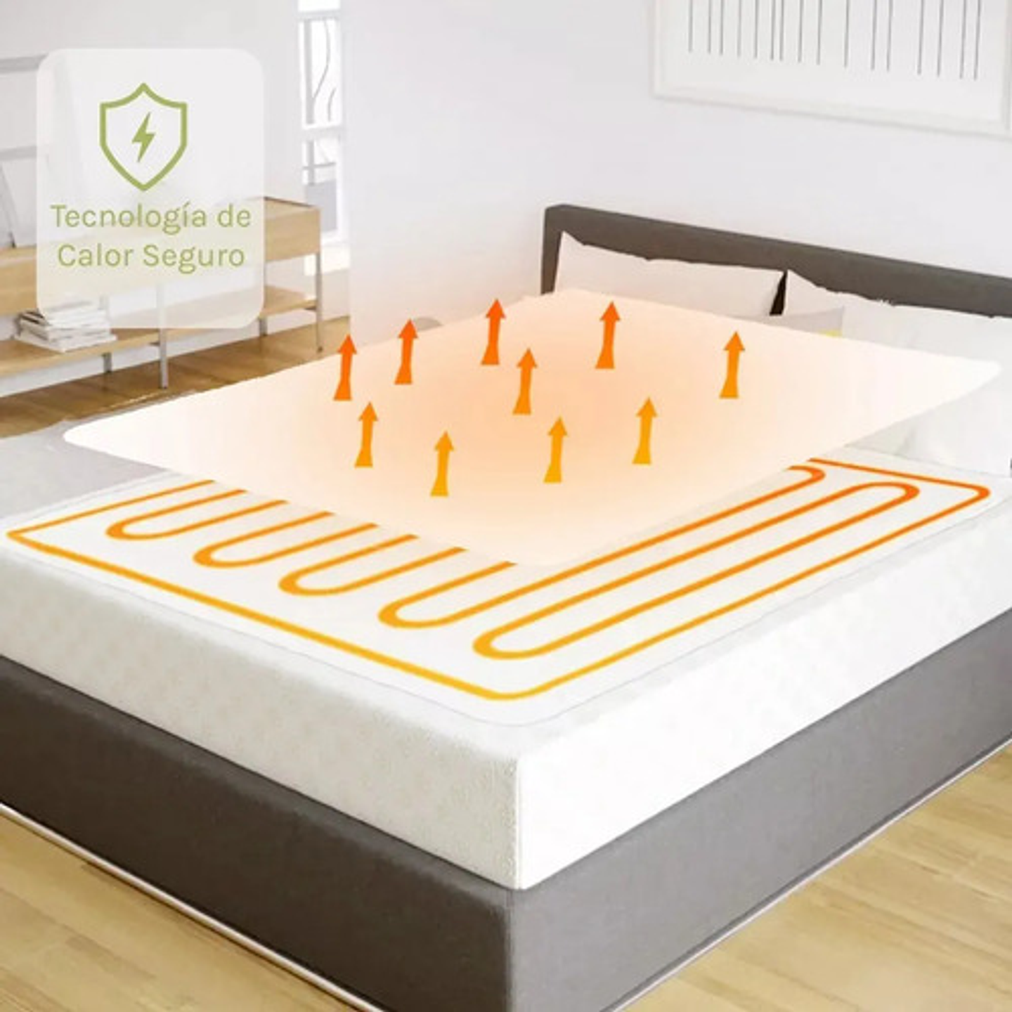 Calienta Cama Electrico 1 Plaza  Invierno 3