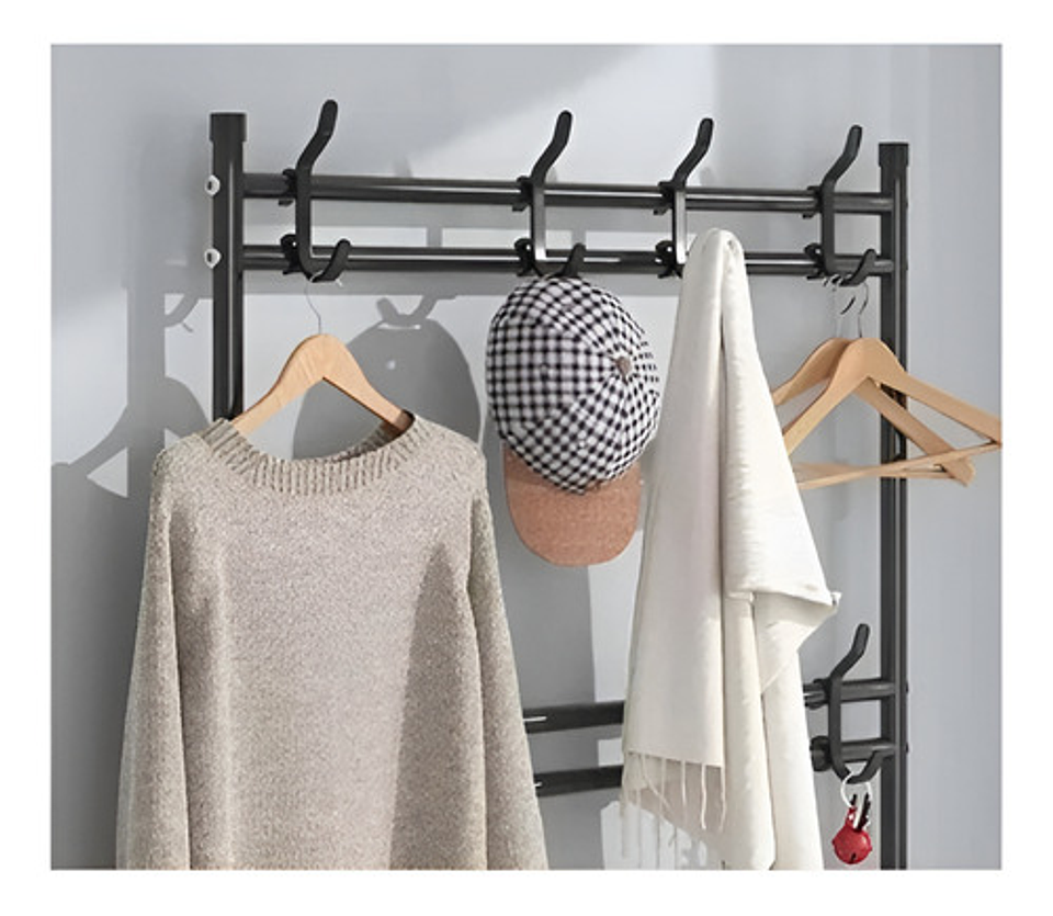 Zapatero Organizador Colgador Zapatos Armario Perchero Color Negro 4