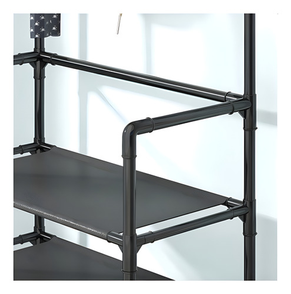 Zapatero Organizador Colgador Zapatos Armario Perchero Color Negro 7