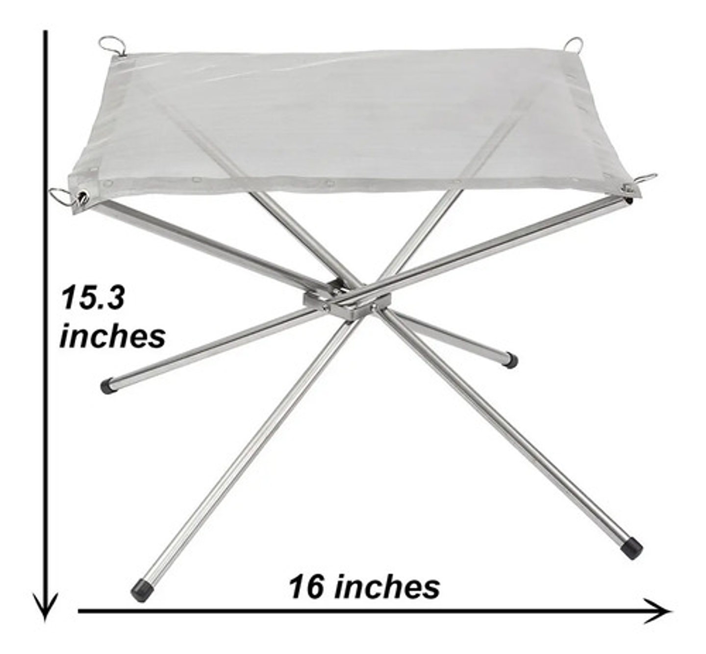 Soporte Plegable Portátil Fogata Para Camping Aire Libre 4
