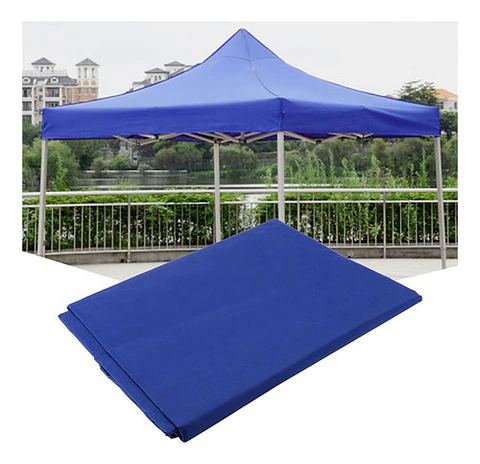 Lona Carpa Para Toldo Techo Impermeable Plegable 3x3 Repuesto/5201 Azul