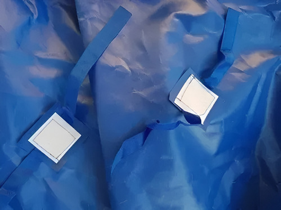 Lona Carpa Para Toldo Techo Impermeable Plegable 3x3 Repuesto/5201 Azul 10