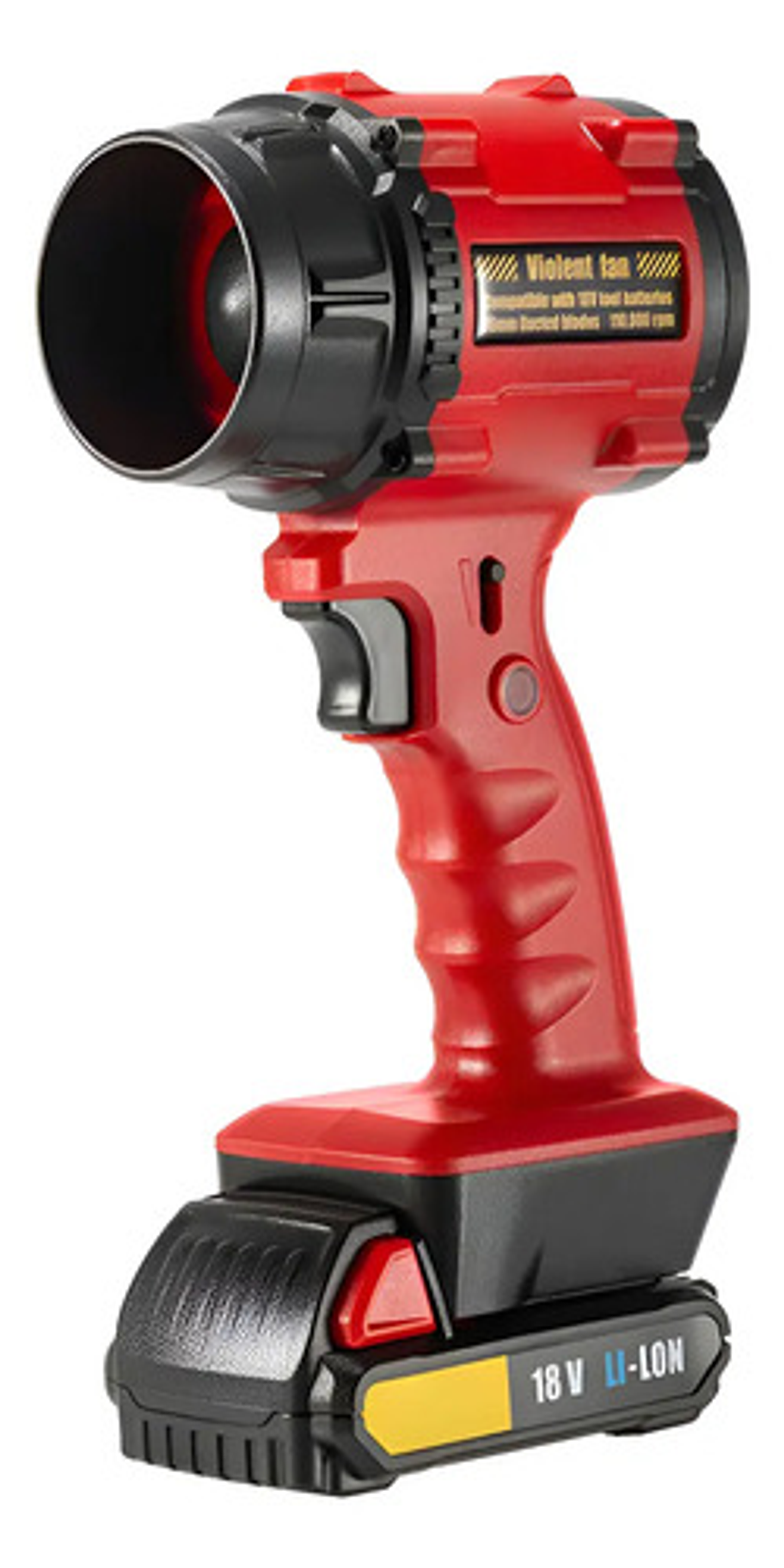 Soplador Aire Eléctrico Turbo Inalámbrico Potente Ajustable Color Azul Petróleo 1