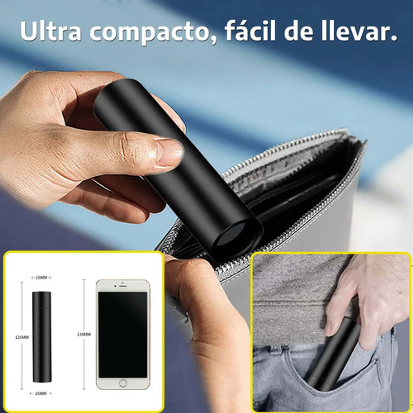 Linterna Uv Recargable Lámpara Ultravioleta  Billetes Falsos 6