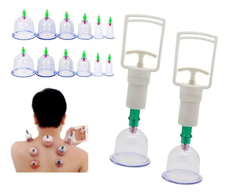 Set Ventosas Chinas 12 Ventosas De Vacio Ventosa Para Masaje 2