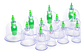 Set Ventosas Chinas 12 Ventosas De Vacio Ventosa Para Masaje - Miniatura 6