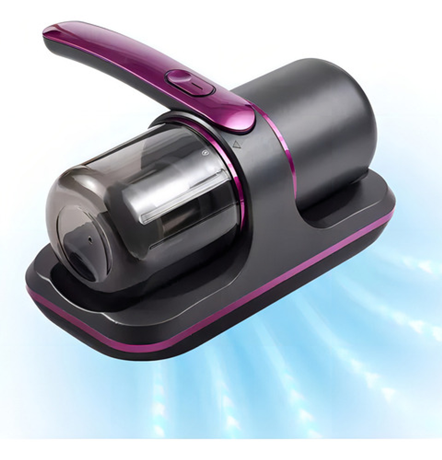 Aspiradora Uv Mata Ácaros Portátil Filtro Hepa Recargable Negro 2