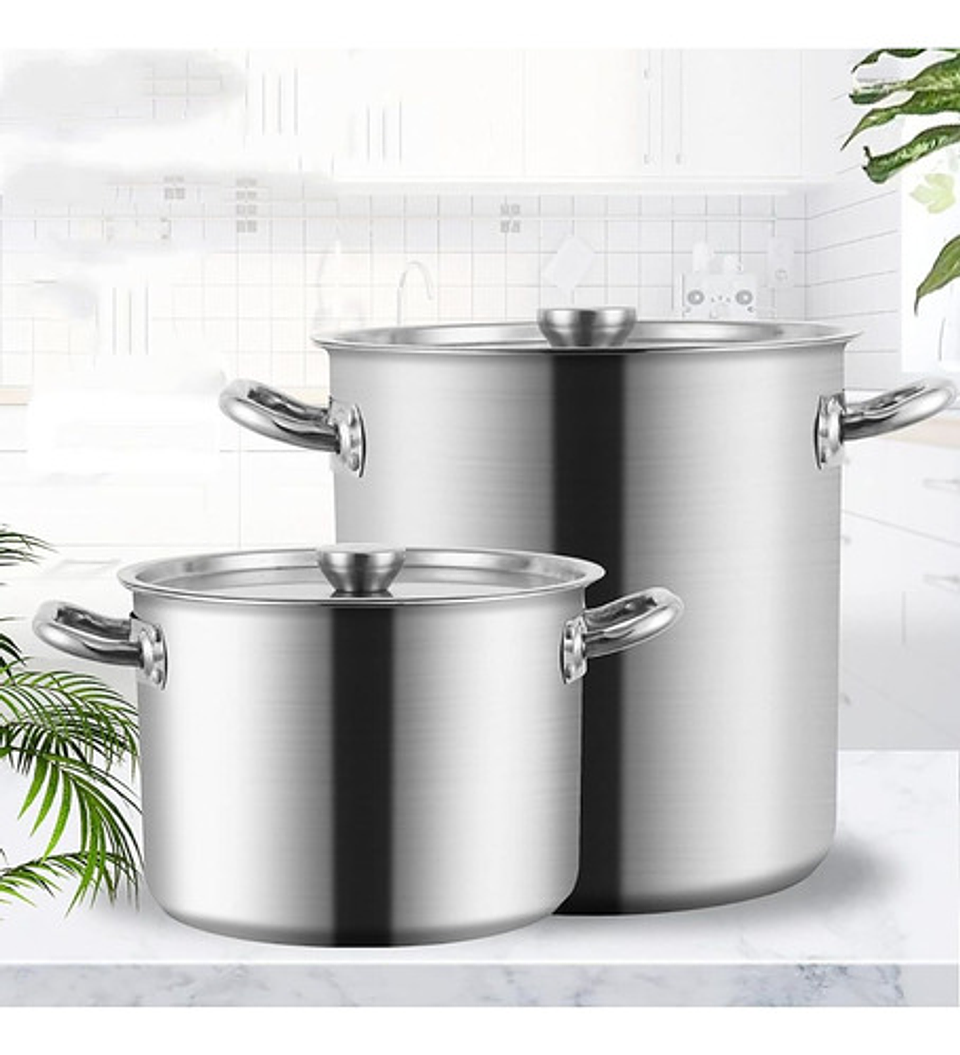 Olla Acero Inoxidable 70 Litros Thek 2mm Diámetro 45cm Plateado 4