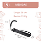 Gancho Bicicleta Resistente Colgar Pared Soporte Color Negro Black - Miniatura 8