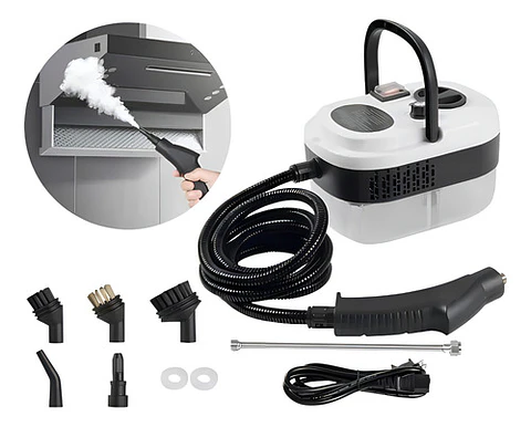 Limpiador De Vapor A Presión De Alta Temperatura De 2500w Blanco