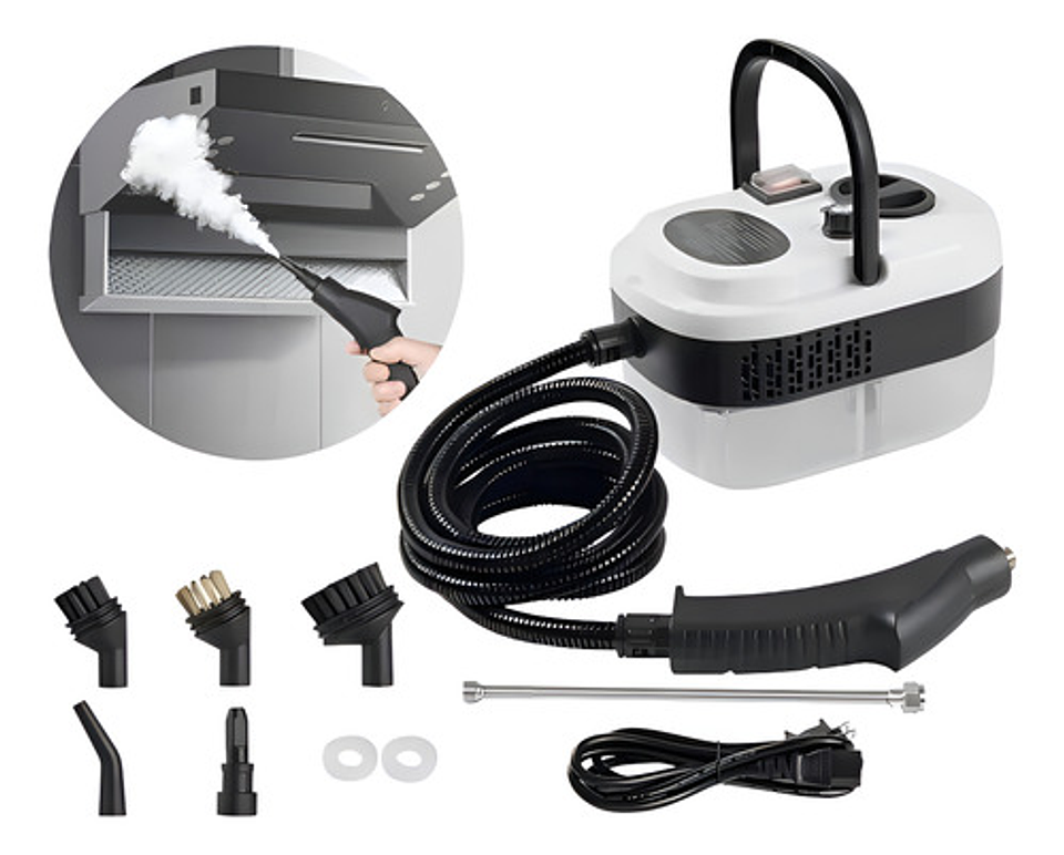 Limpiador De Vapor A Presión De Alta Temperatura De 2500w Blanco 1