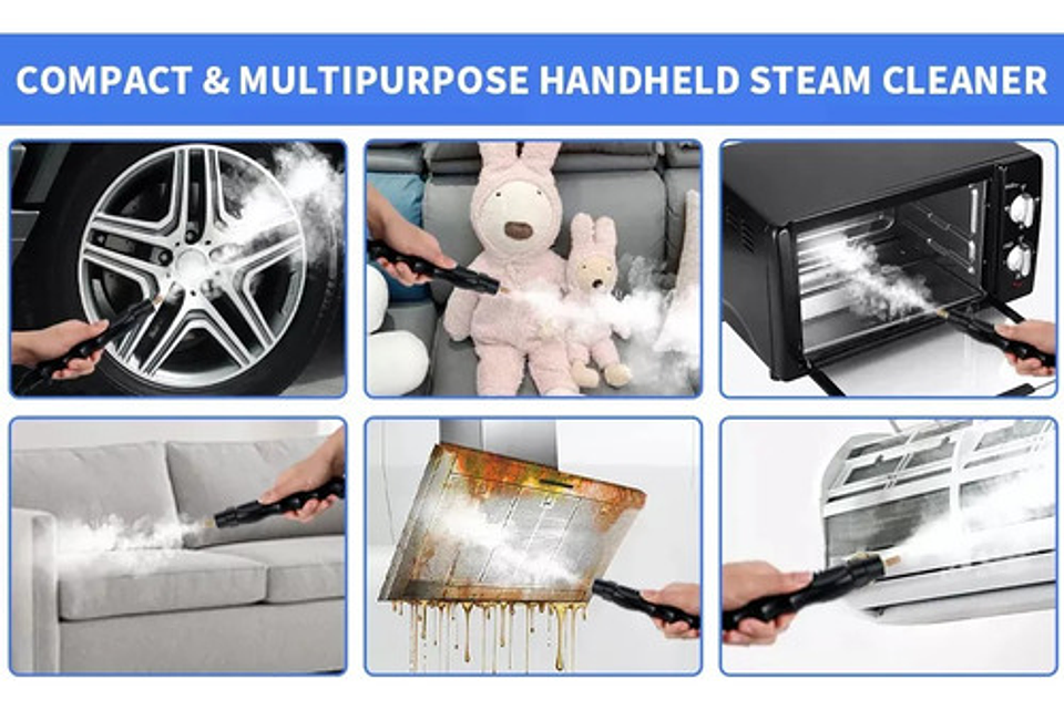 Limpiador De Vapor A Presión De Alta Temperatura De 2500w Blanco 2