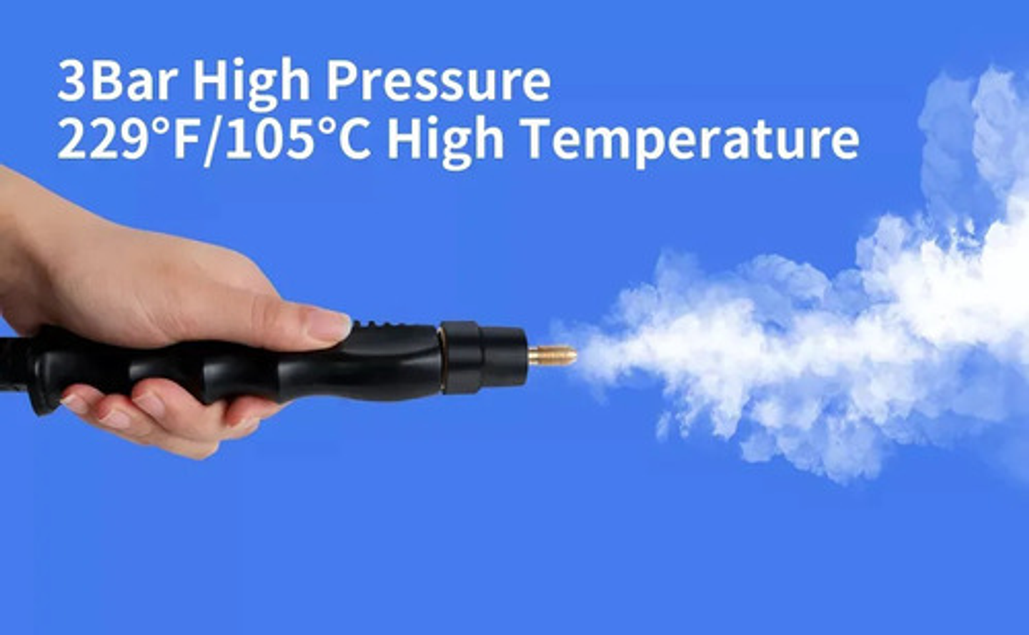 Limpiador De Vapor A Presión De Alta Temperatura De 2500w Blanco 3